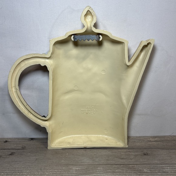 Vintage Cottage Core Home Interiors Floral Tea Pot Burwood Wall Decor 1995 Resin - Picture 6 of 9